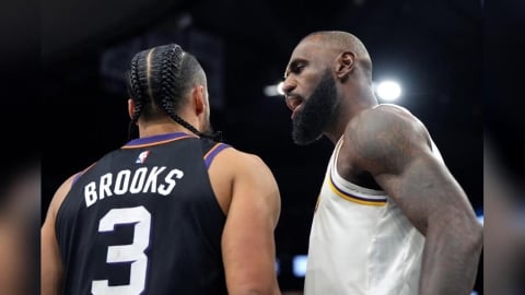 NBA(影)／我們就是在競爭而已！詹皇談與死對頭布魯克斯的肉搏戰