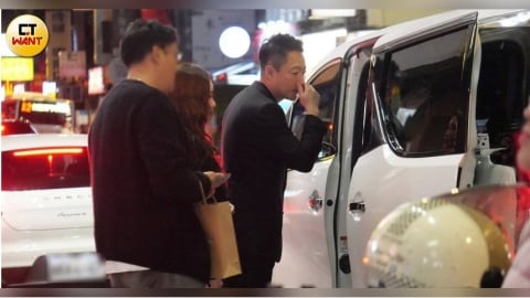 獨家/直擊汪小菲力挺好友李進良新作 孕妻馬筱梅曲線玲瓏會藏肚