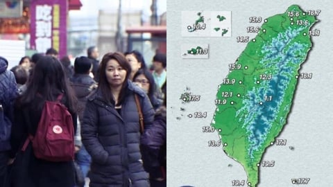 入冬首波冷氣團襲台「低溫急凍7°C」!專家揭下波東北季風「這天」報到