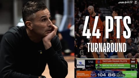 籃球(影)/從輸26分到贏18分!領航猿東超「44分驚天逆轉秀」卡總:生涯第一次