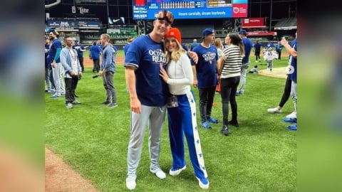 MLB(影)／最後一次為大都會喝采！「北極熊」轉隊後攜妻參加前隊友婚禮