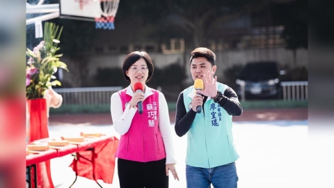 挺基層運動!蘇巧慧爭取6千萬 新增3座風雨球場陸續動工