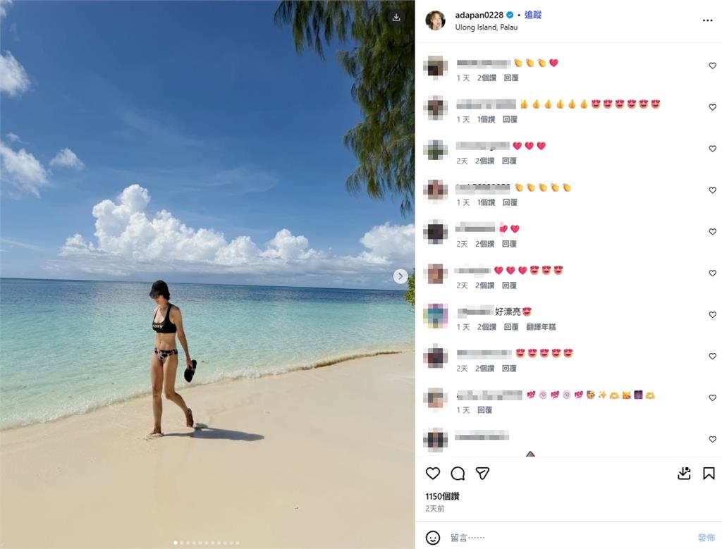 潘慧如超辣比基尼秀凍齡身材!帛琉潛水遇「10鯊共舞」驚人費用曝