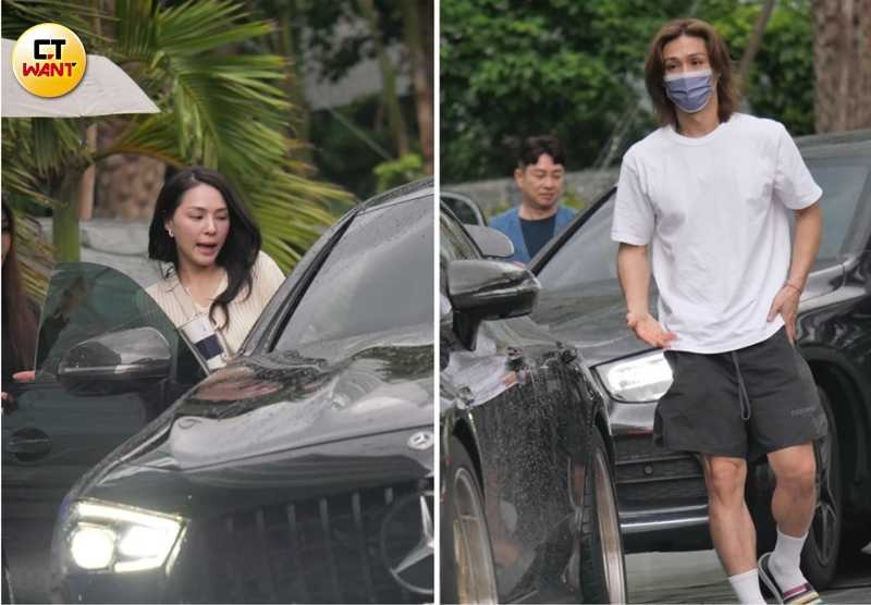 今年5月本刊曾巧遇熊熊錄完影後老公開車來接她收工。(圖/本刊攝影組)