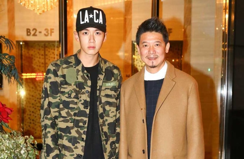 柯震東的爸爸柯耀宗(左)在演藝圈人脈極廣人緣甚佳。(圖/報系資料照)