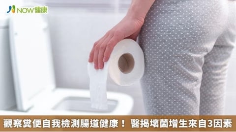 觀察糞便自我檢測腸道健康！ 醫揭壞菌增生來自3因素