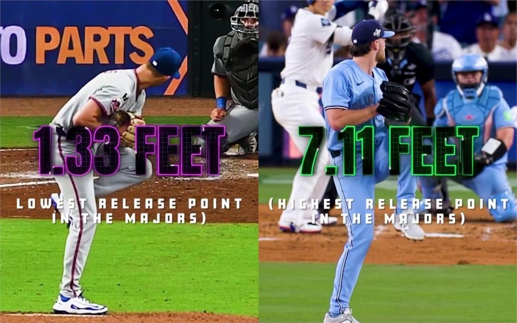 MLB(影)／天際線和地平線我全都要！藍色王者藍鳥握「出手角度最怪異投手組合」