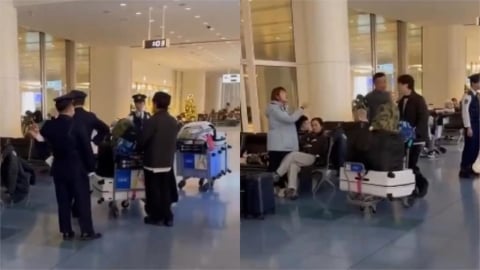 中國大媽羽田機場嗆「台灣是中國」台人超淡定反擊!導火線曝:小粉紅佔20個座位