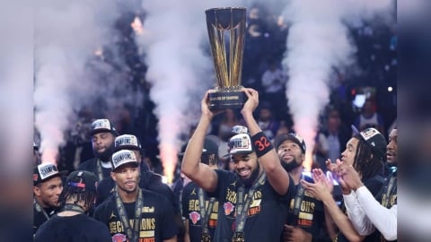 NBA(影)／季中盃賽冠軍不算什麼？傳尼克不想把冠軍旗懸掛在主場