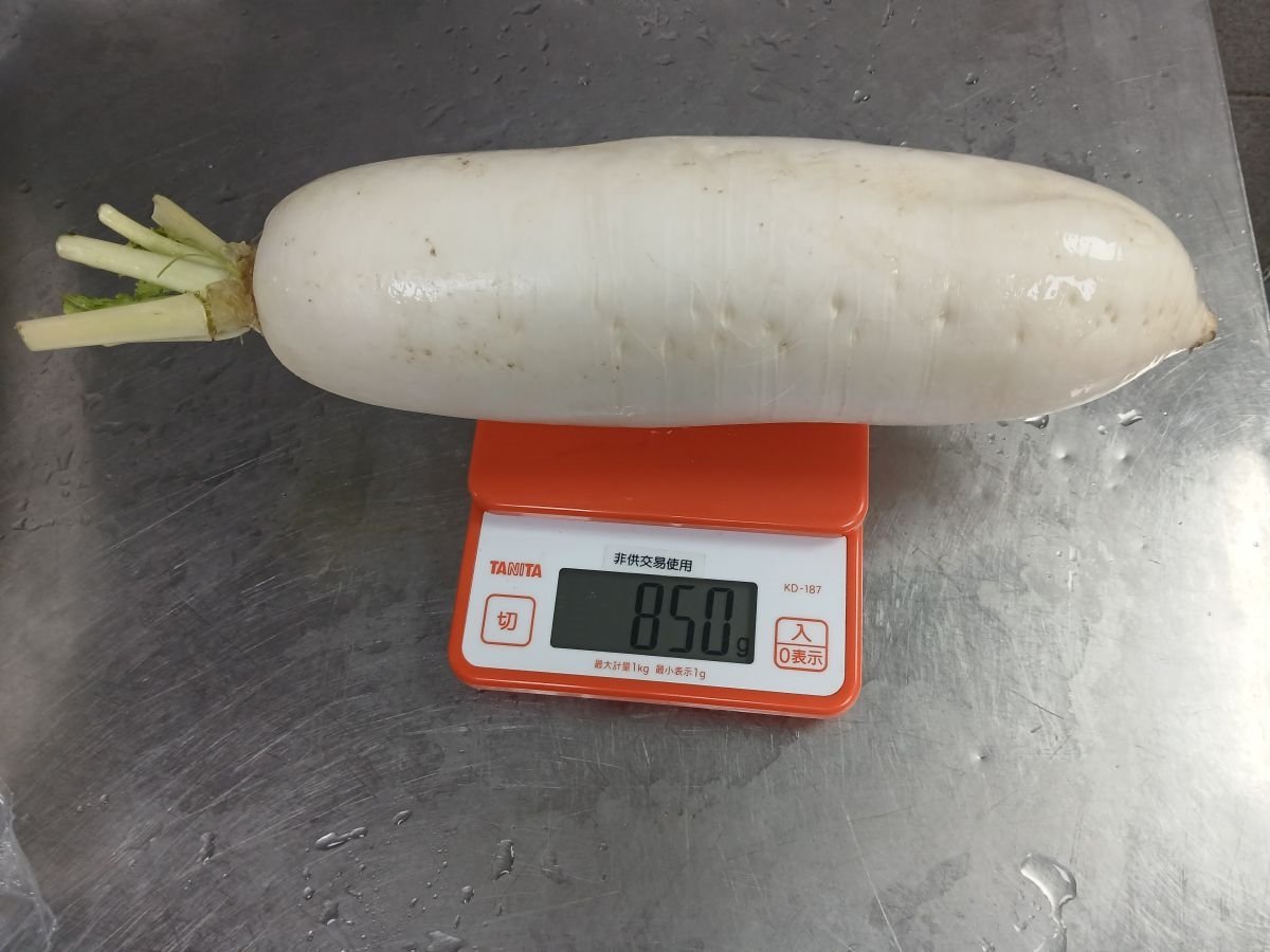 圖／白蘿蔔也被驗出農藥殘留超過安全容許量。（台北市衛生局 提供）