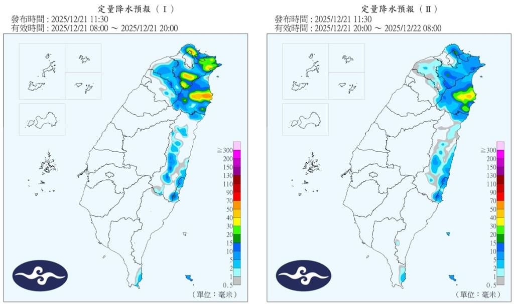 「冬至變天！」2波東北季風接連報到　未來1週轉濕冷…「這天」將迎來最低溫