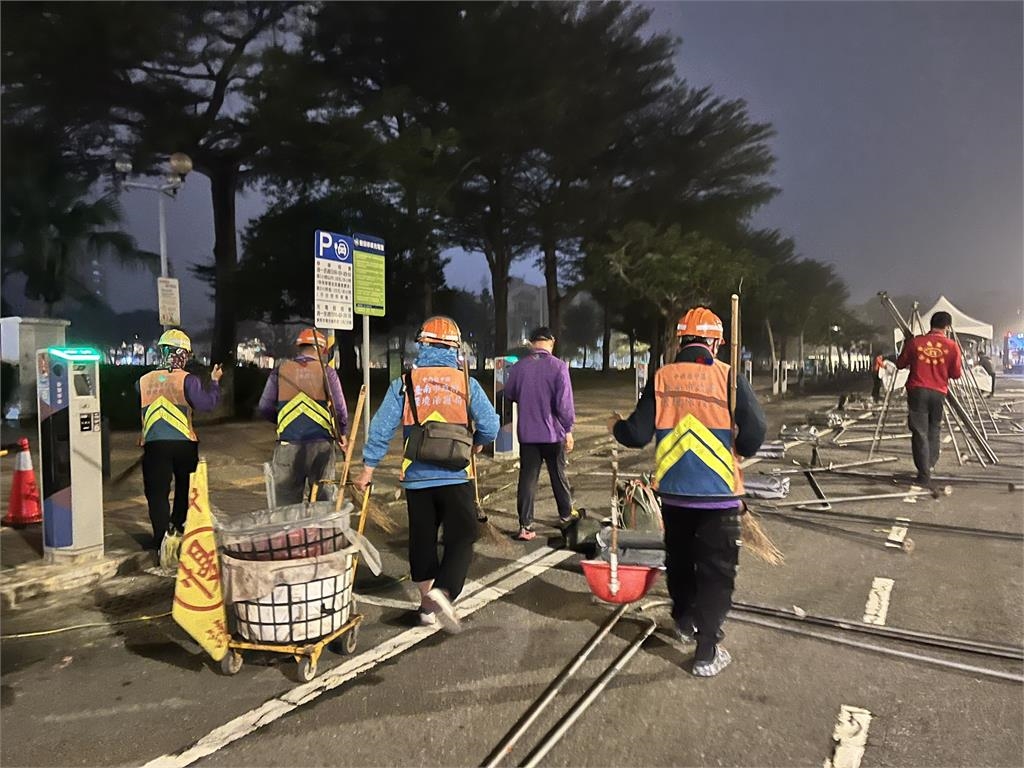 台南耶誕搖滾演唱會 復原場地效率快