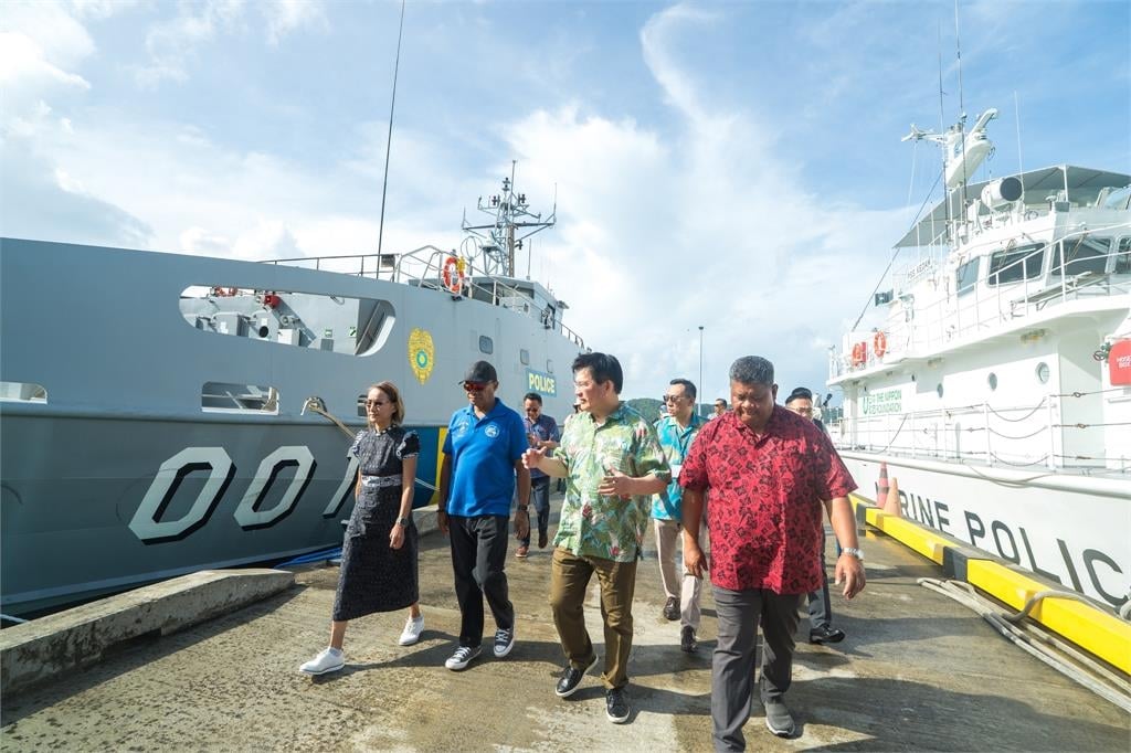 快新聞／與惠恕仁總統走訪PIF場地　林佳龍：台灣全力相挺帛琉舉辦論壇