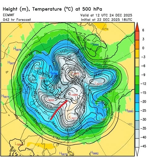 平安夜變天聖誕節轉濕冷　鄭明典示警「冷空氣強灌台」：1情況易出現寒潮！