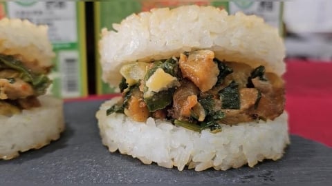 宜蘭「蔥爆米漢堡」全新上市！　採用在地「三星蔥+產銷履歷米」製作