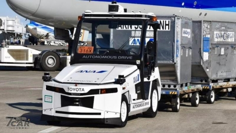 導入 Level 4 自動駕駛技術，Toyota 無人拖車正式投入羽田機場實務運作