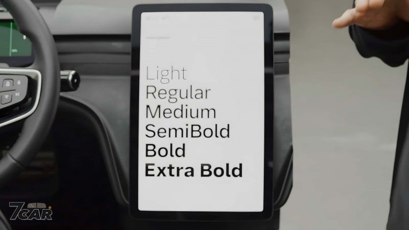 率先導入 EX60，Volvo 推出全新 Centum 介面字型