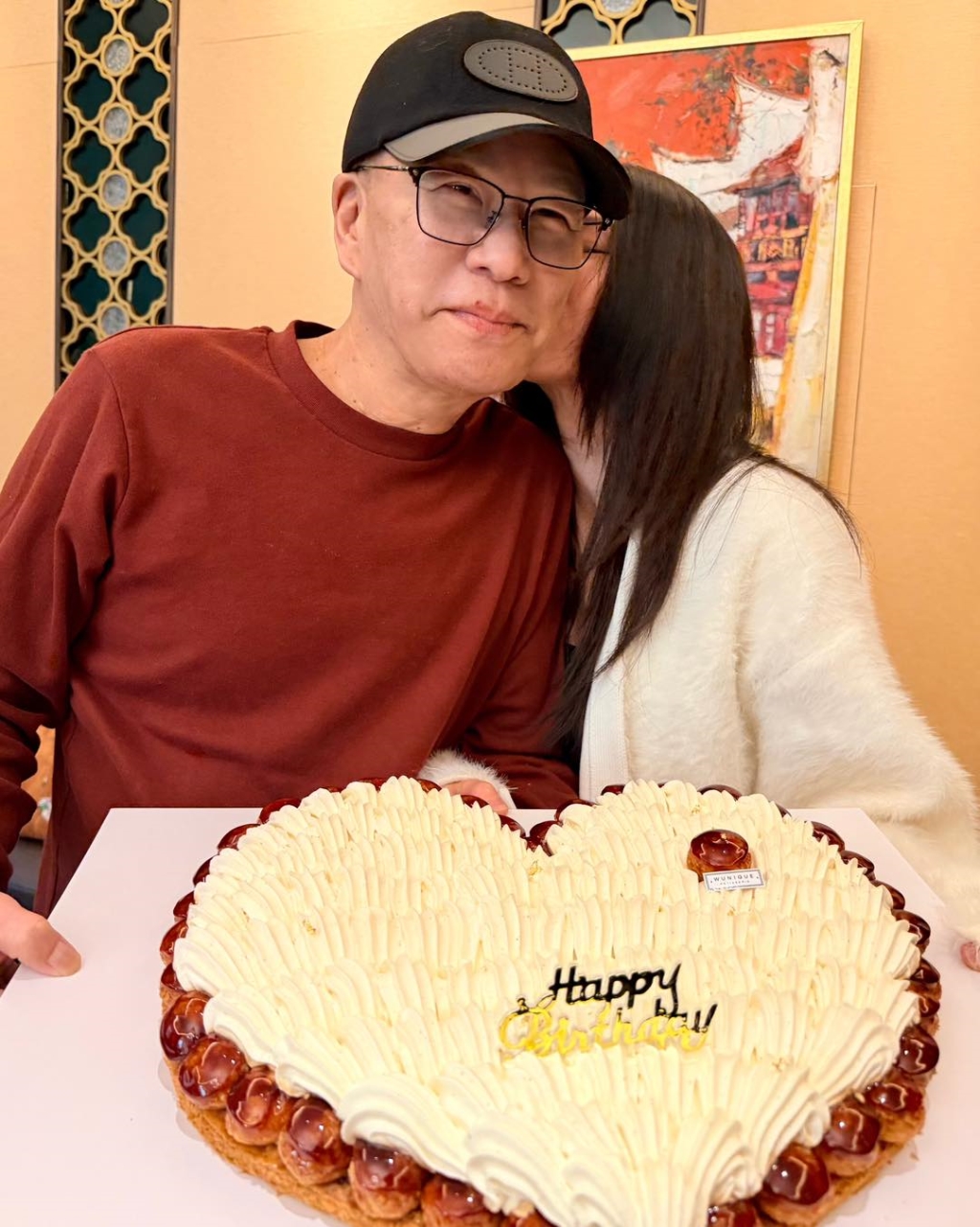 沈玉琳58歲生日曝治療近況！ 曬與妻甜蜜合影：快要可以見面了