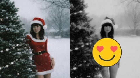 魏如萱「比基尼辣照」流出！「聖誕樹旁大解放」網暈爛：冬天裡的一把火