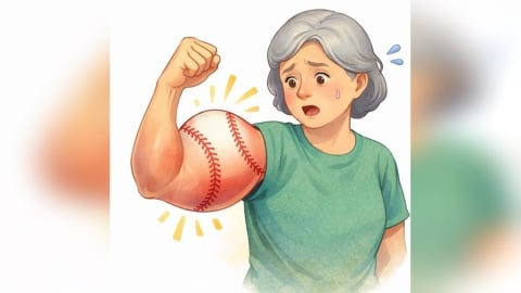 媽媽手臂驚現「棒球大肌肉」！醫師一看嚇壞：10公分巨型腫瘤