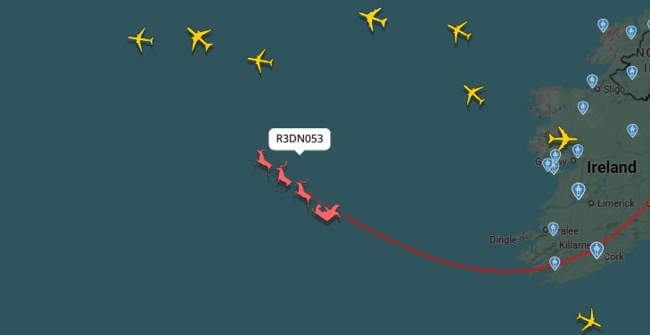 耶誕老人真的來台灣了！平安夜「這時間」從上空經過　一鍵追蹤雪橇飛到哪了