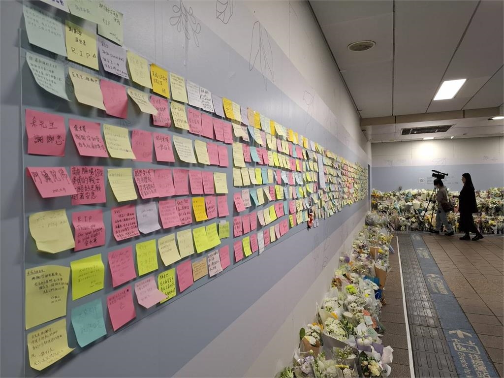 快新聞／余家昶英勇擋刀！北車今設置悼念牆　北捷提醒「這些東西」勿擺放
