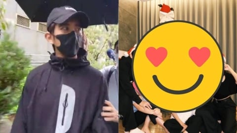 修杰楷遭求刑2年8個月「平安夜全黑現身」！梧桐妹辣穿Bra「解放上空」畫面曝光