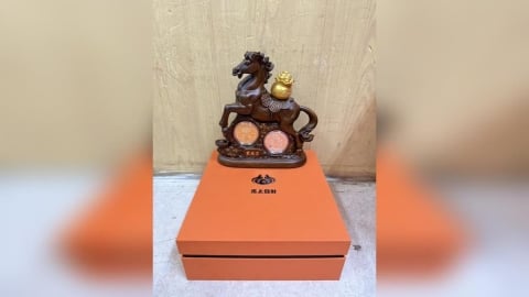 紫南宮馬年錢母造型曝光！ 元旦開放領取已有人「佔位」