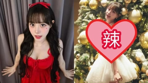 邊荷律「白蕾絲戰袍」太犯規！一彎腰「麻糬險掉出」上帝視角曝光…萬人搶看