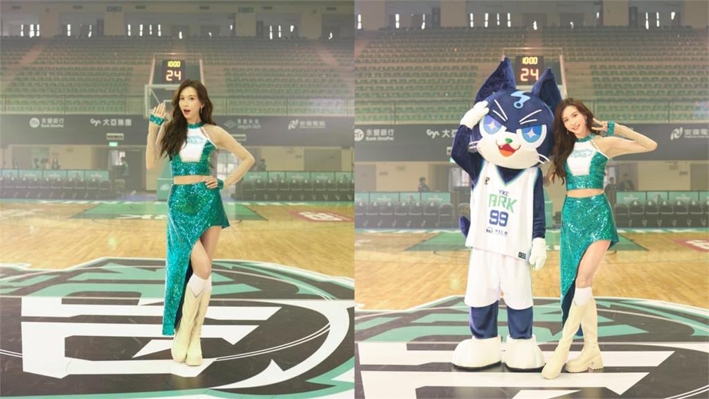 林志玲鬼轉「啦啦隊女神」超香畫面曝！站C位「中空熱舞」網驚：比吉祥物還高