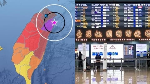 機場遇7.0強震！老外驚叫2秒後變冷靜　說出「這句」網笑噴：非常信任台灣建材