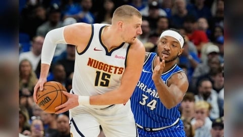 NBA(影)／小丑約基奇史詩級演出！34＋21＋12超級大三元無奈金塊1分輸魔術