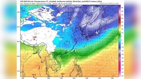 0度線壓境！台灣急凍「低溫恐跌破10度」　鄭明典揭更冷時間點
