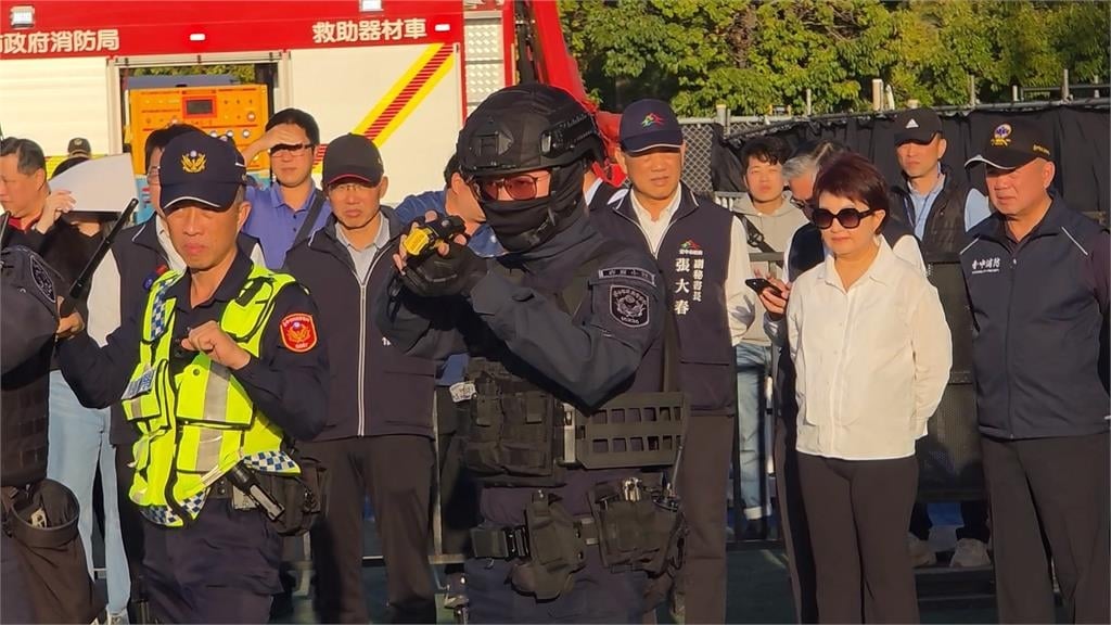 台中跨年晚會維安升級　現場演練歹徒襲擊等錦狀況