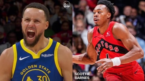 NBA(影)/柯瑞39分白搭!暴龍一哥「抓25籃板締超級大三元」退勇士比肩約基奇