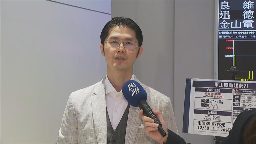 快新聞／中共軍演成台股殺手？今下跌逾百點　分析師：「這類股」有成長潛力