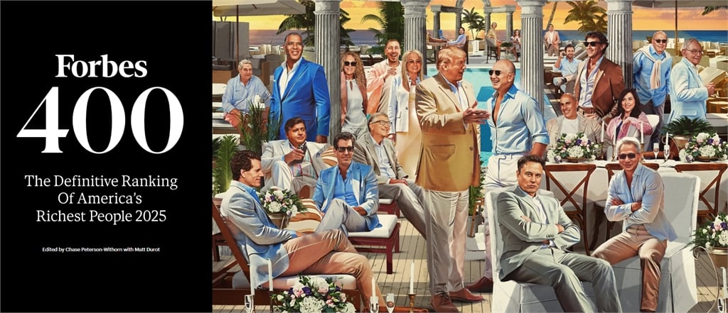 38歲台灣囡仔進「富比世400大富豪榜」！「身價破5600億」科技巨頭都是他客戶