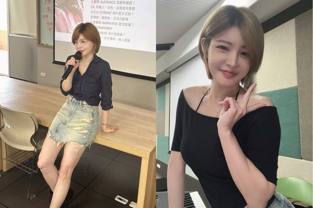 孟子孫女太犯規！孟慶而辣腿現身校園 從歌手變講師：歡迎來旁聽 