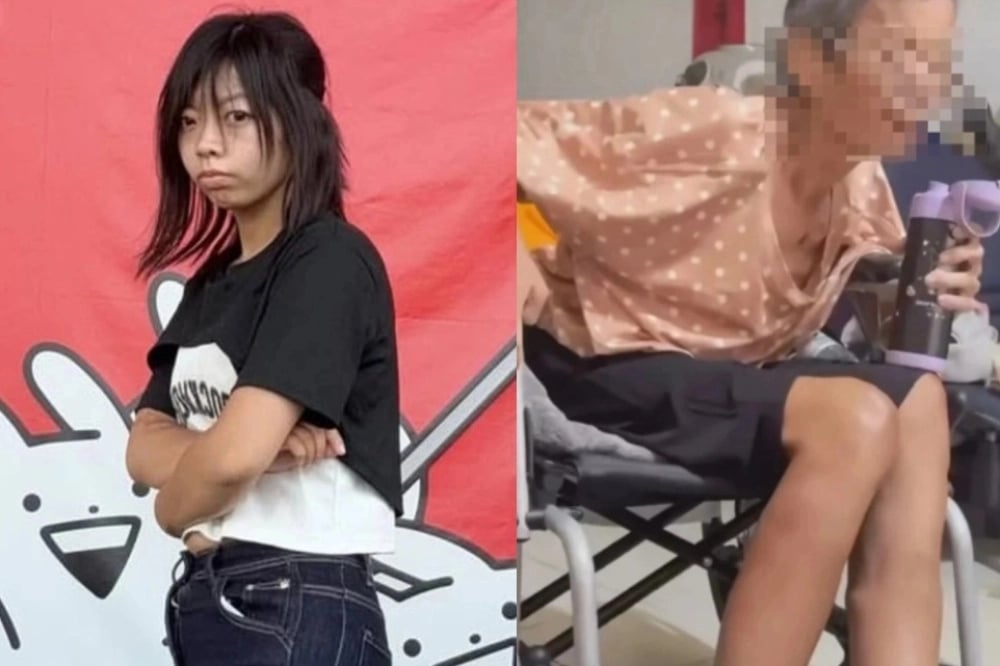 台中一名網路爭議人物范婉晴，在IG擁有約4.5萬名粉絲，近日因母親病逝再度引發關注。（合成照片／翻攝畫面、翻攝范婉晴ig）