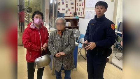 老婦外出迷途無助喊「帶我回家」龍潭警暖心助團圓