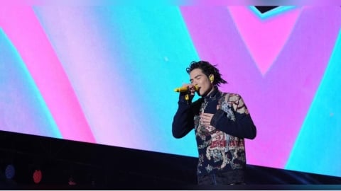 蕭敬騰開唱險遭砸！　台中跨年晚會空拍機意外墜落