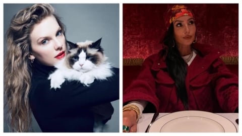 NBA(影)/泰勒絲穿「曼巴與曼巴奇塔」帽T亮相!柯比遺孀感動回應:我們愛妳