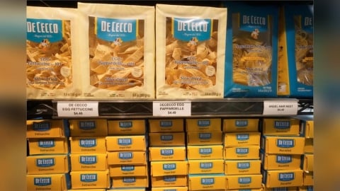 川普關稅又收手　義大利麵從107%降至最低2.26%