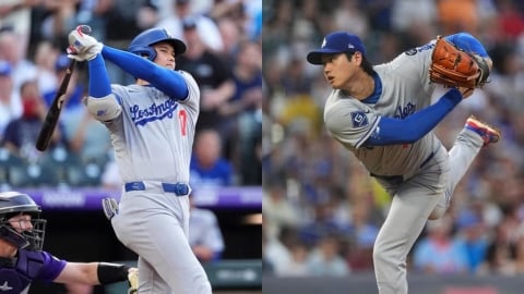 MLB(影)／讚6局10K三響砲「史上最偉大」！羅伯斯曝大谷翔平二刀流心態差異