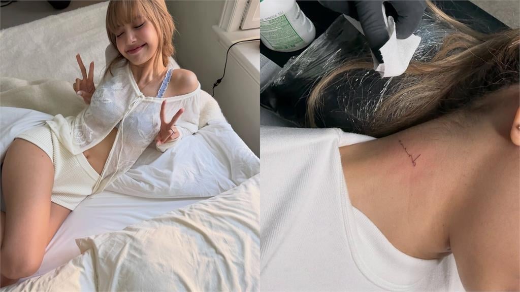 Lisa露肚躺床、透視裝…深夜狂發逾50張！車廂「百朵巨型玫瑰花束」疑放閃