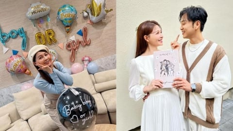 謝京穎腹中「雙馬寶」性別開獎!夫妻都猜錯網友笑稱:張書偉輸了