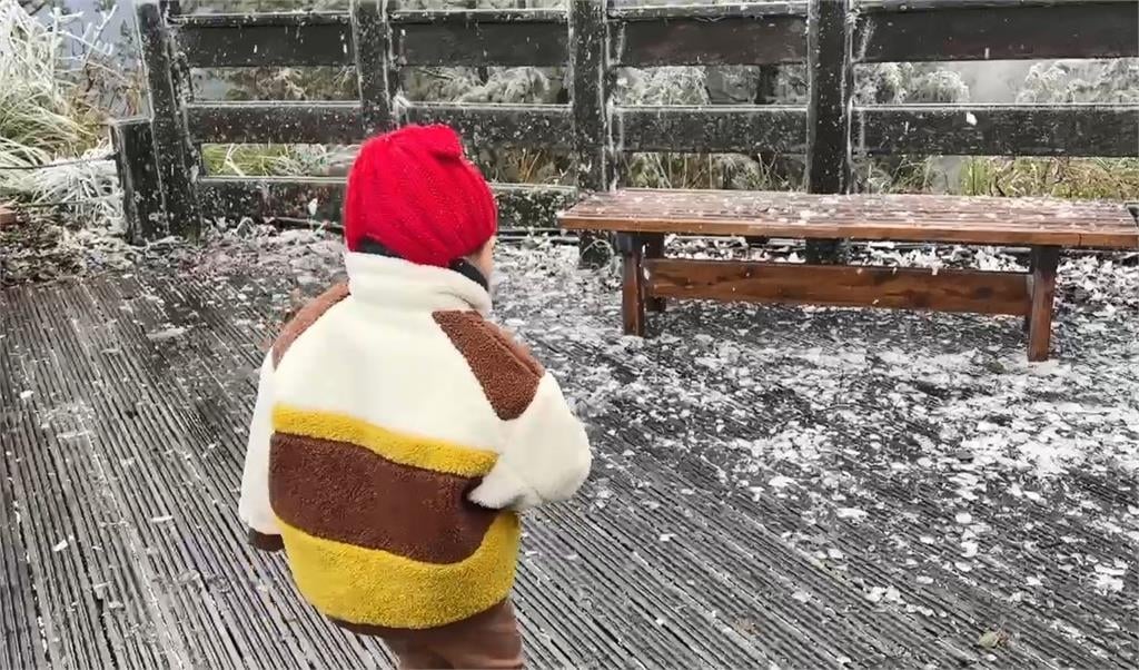 冷氣團急凍轉乾冷! 太平山"銀白世界"再現霧淞美景