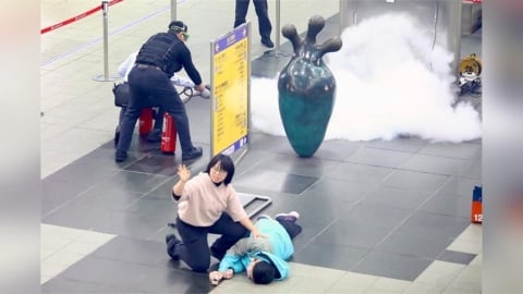 北捷頂溪站傳火警　15歲少年縱火燒垃圾桶直呼「好玩」