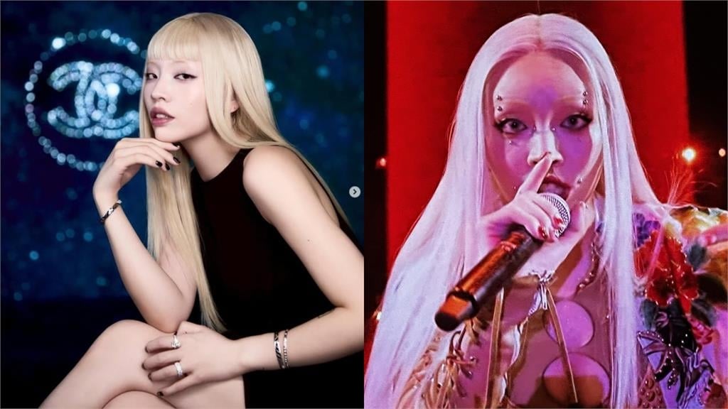 日女歌手「裸色戰袍」唱紅白！ 被4猛男抬出「正面大開M字腿」挨轟：沒穿？