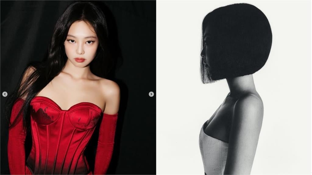 Jennie猛扯毛衣「火紅Bra現蹤」噴大V！暴改「鮑伯頭」登封面網驚：于美人？